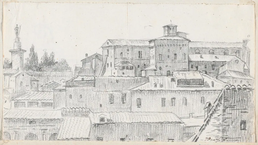 The Capitoline Hill by Jacques-Louis David