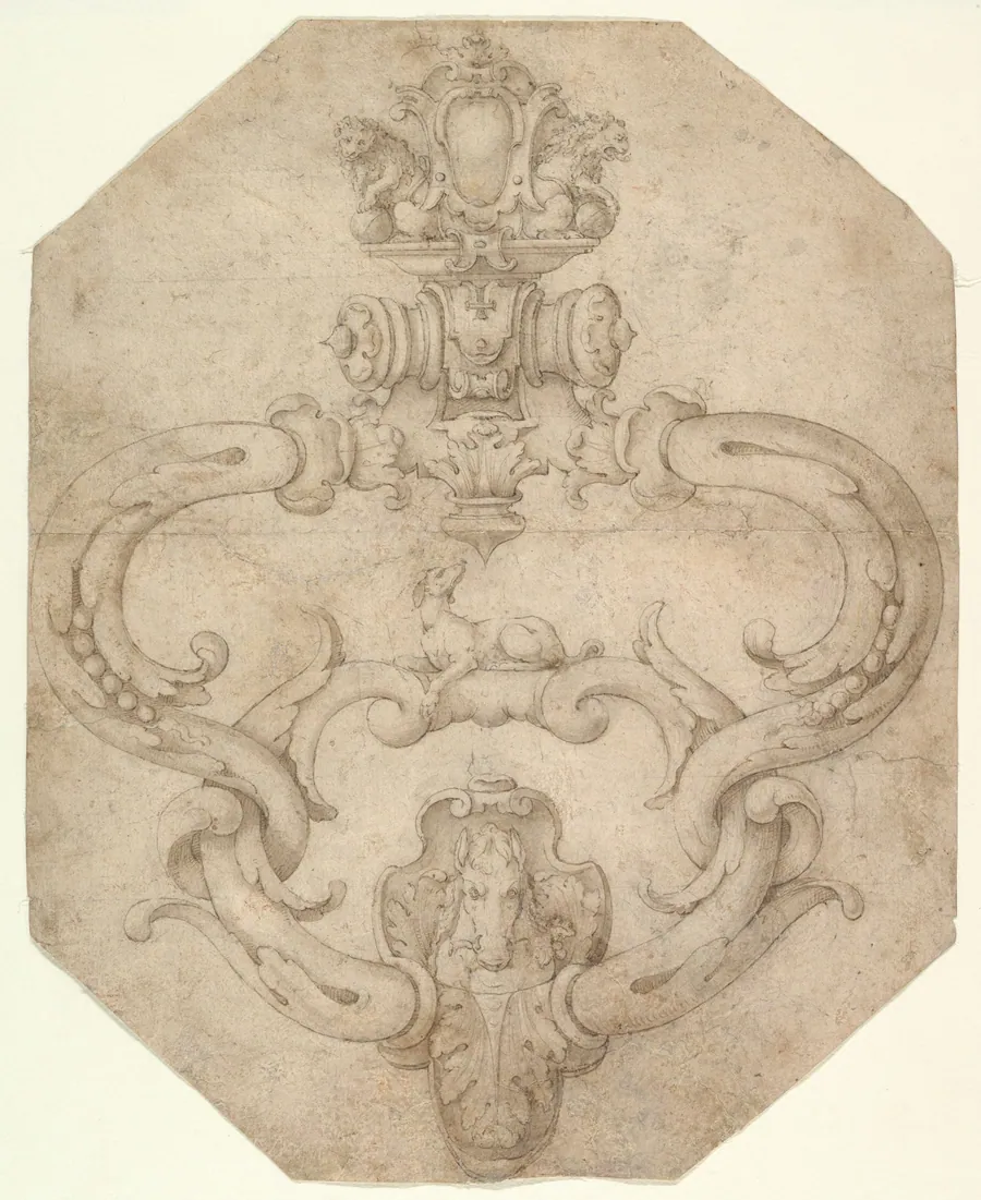 Design for Door Knocker by Etienne Delaune