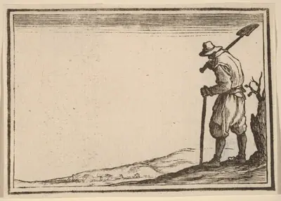 Peasant with Shovel on His Shoulder
