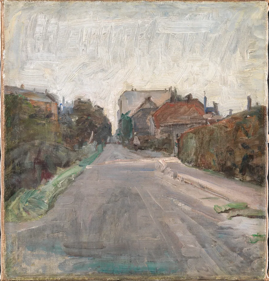 Gade. Udkanten af København by Albert Gottschalk