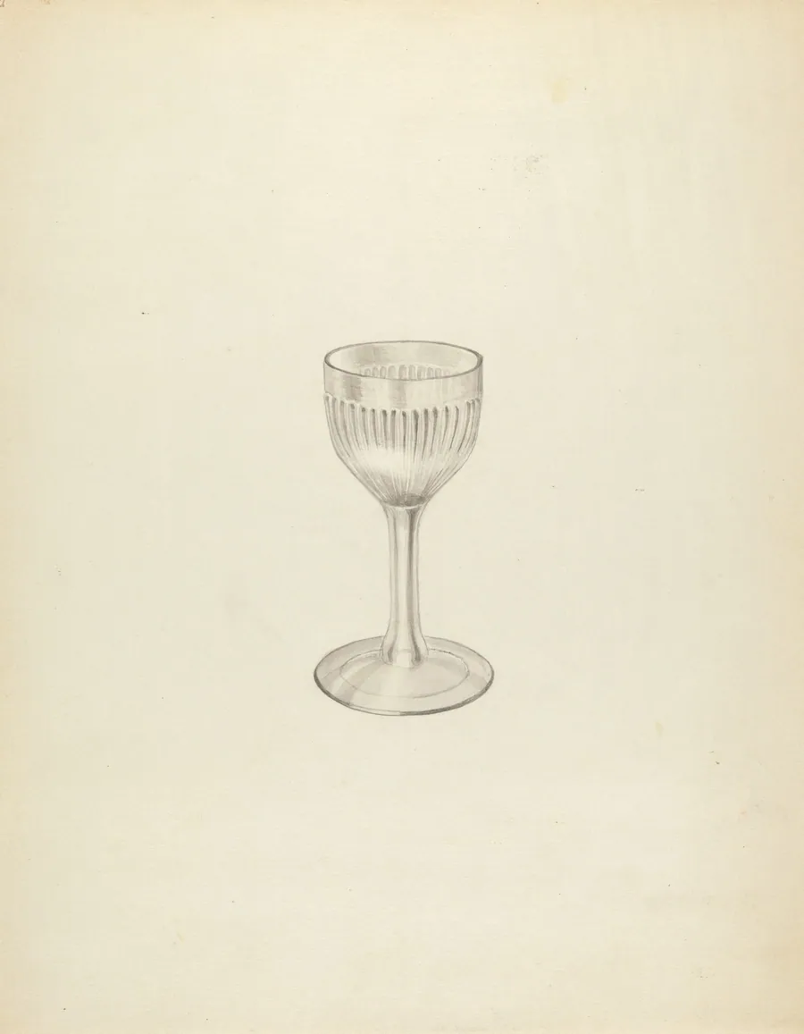 Wine Glass by Isidore Steinberg