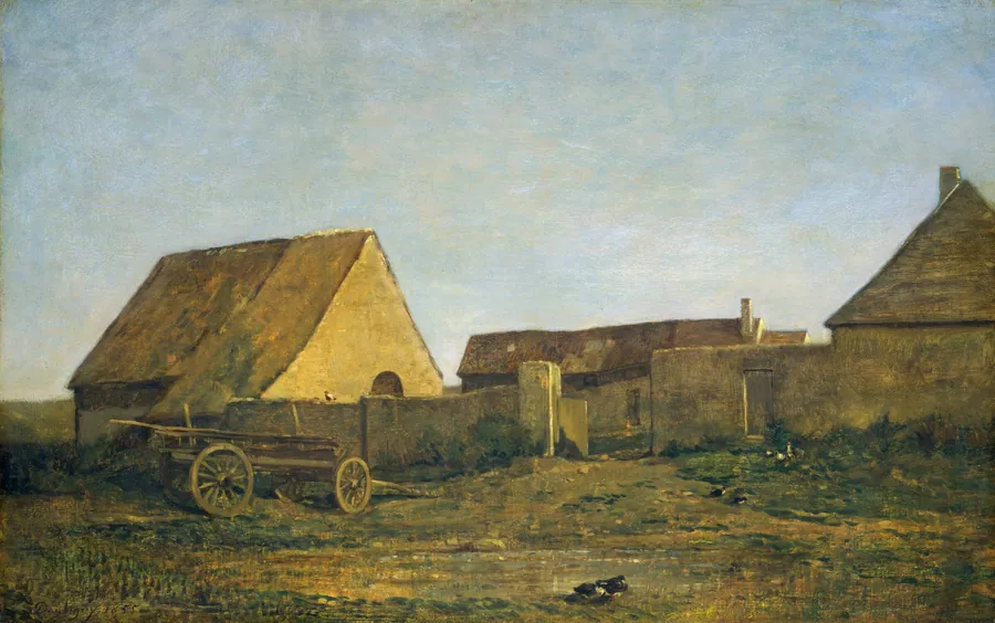 The Farm by Charles-François Daubigny