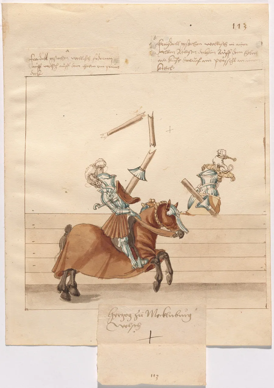 Italian Joust of Peace by German 16th Century