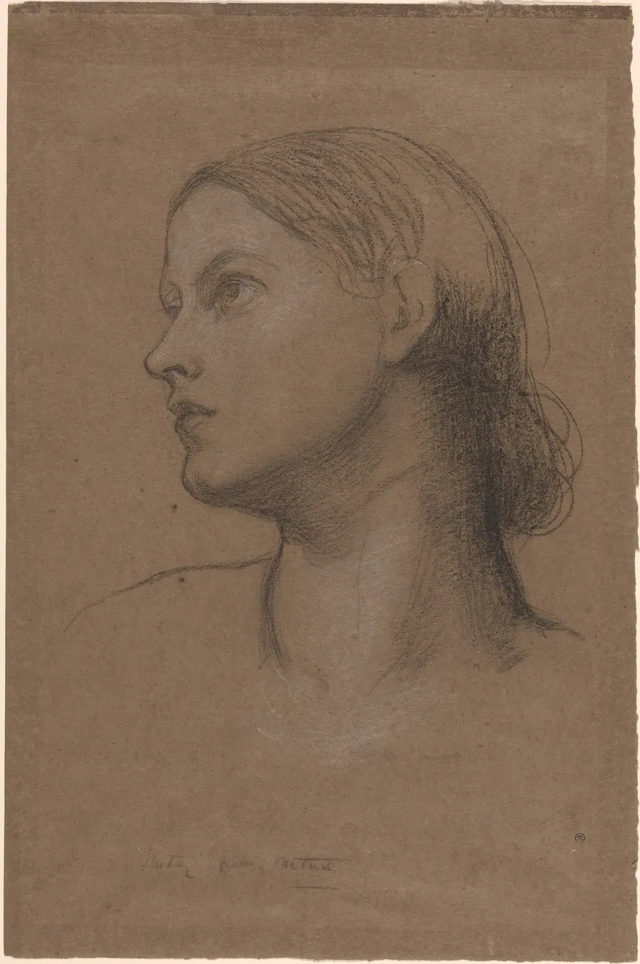 Head of a Young Woman by George Frederic Watts
