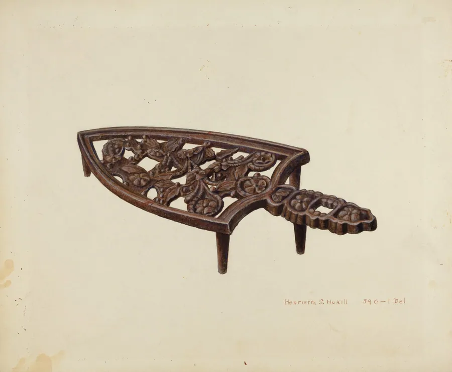 Flat Iron Stand by Henrietta S. Hukill