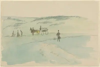 Landscape with Figures and a Carriage