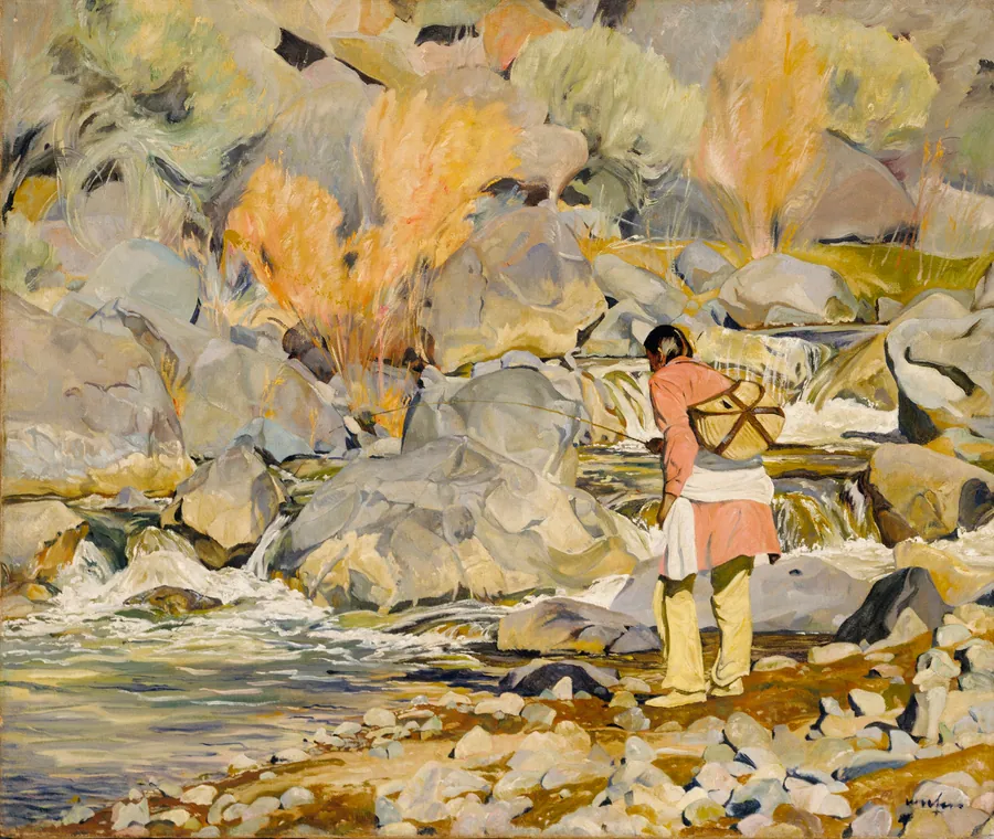 After Them by Walter Ufer, born Louisville, KY 1876-died Santa Fe, NM 1936