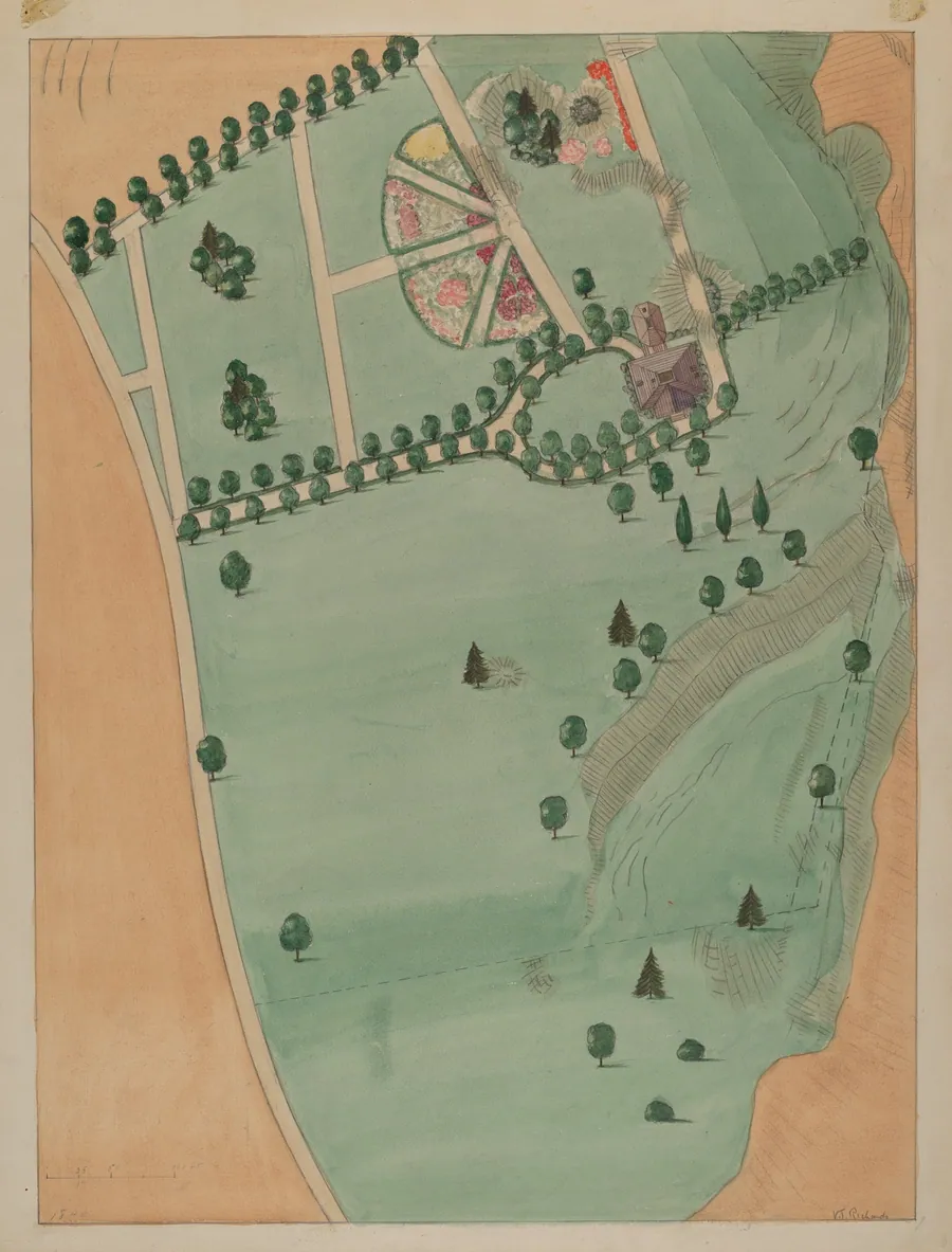 Eliza B. Jumel Estate by Virginia Richards