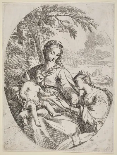 The Mystic Marriage of Saint Catherine