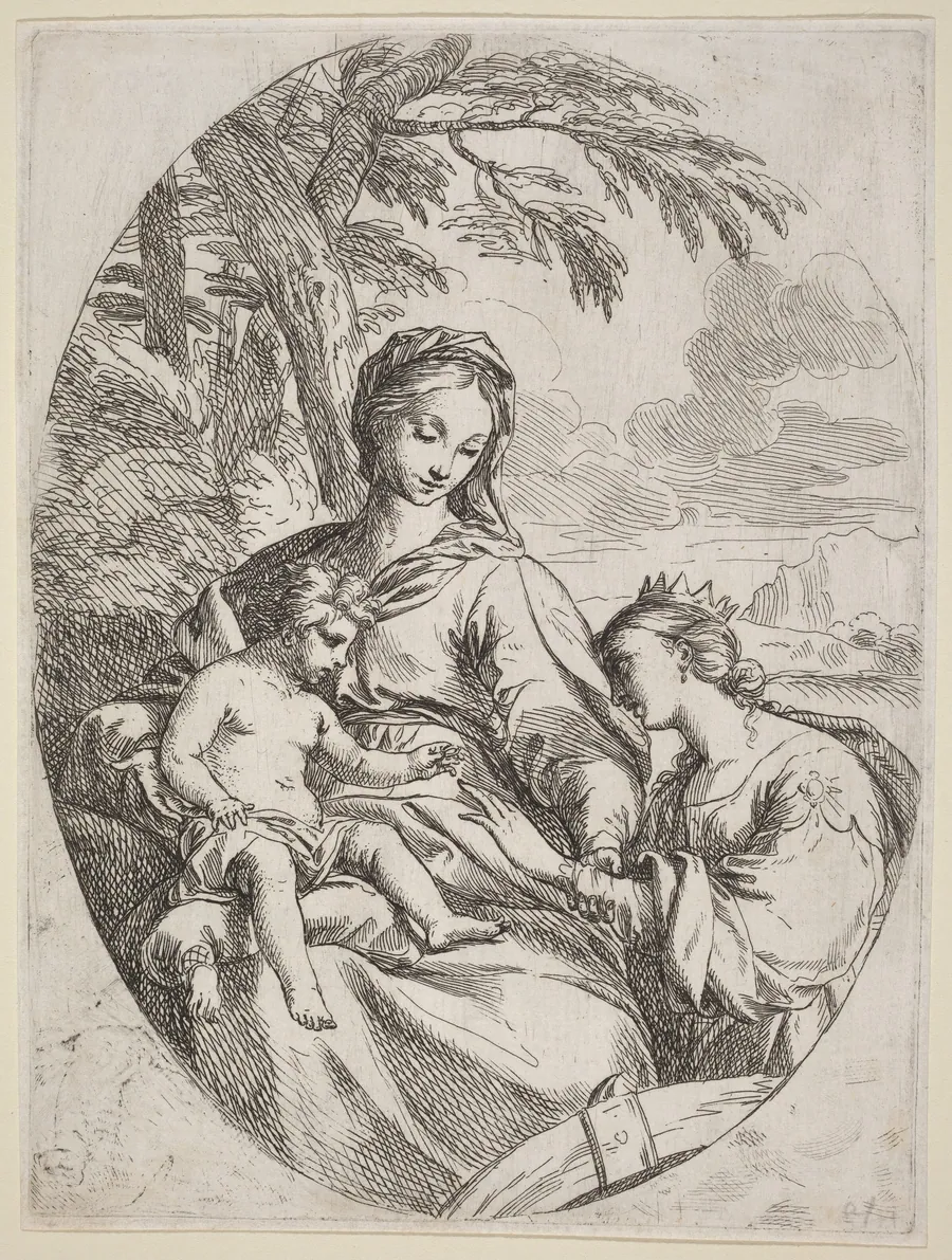 The Mystic Marriage of Saint Catherine by Carlo Maratta