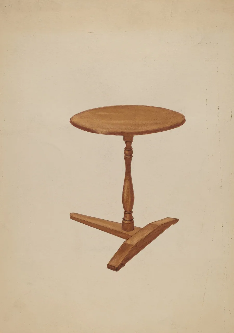 T-base Candle Stand by Fred Weiss