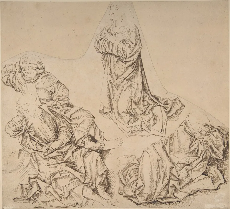 Christ in Gethsemane by Master of the Drapery Studies