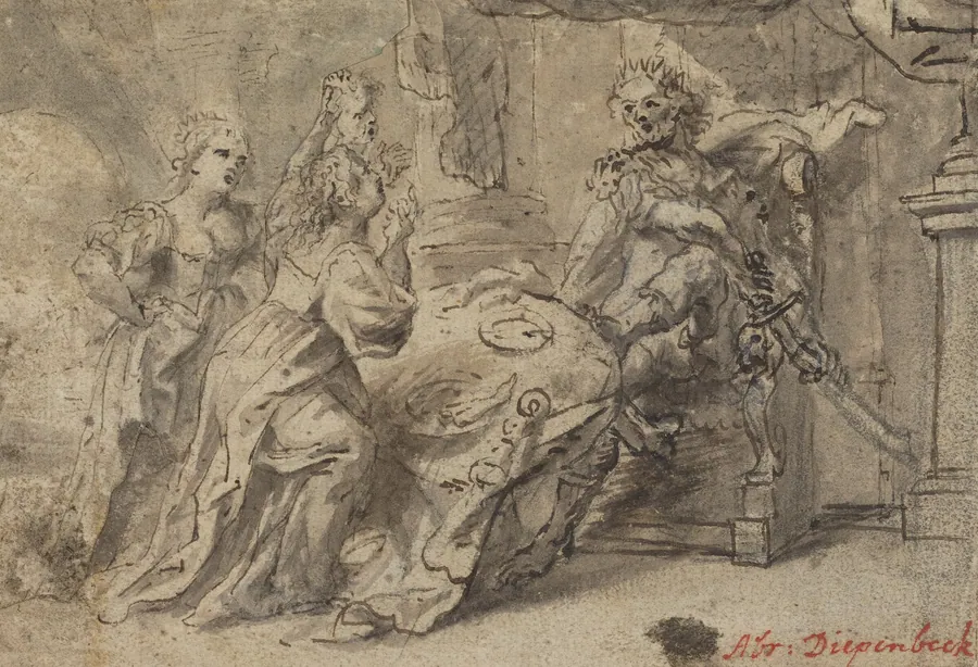 Philomela, Procne, and the Thracian King Tereus by Anonymous Artist
