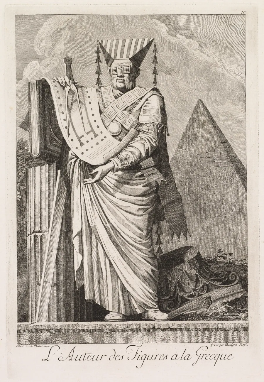 Inventor of Greek Figures, Plate 10 by Benigno Bossi