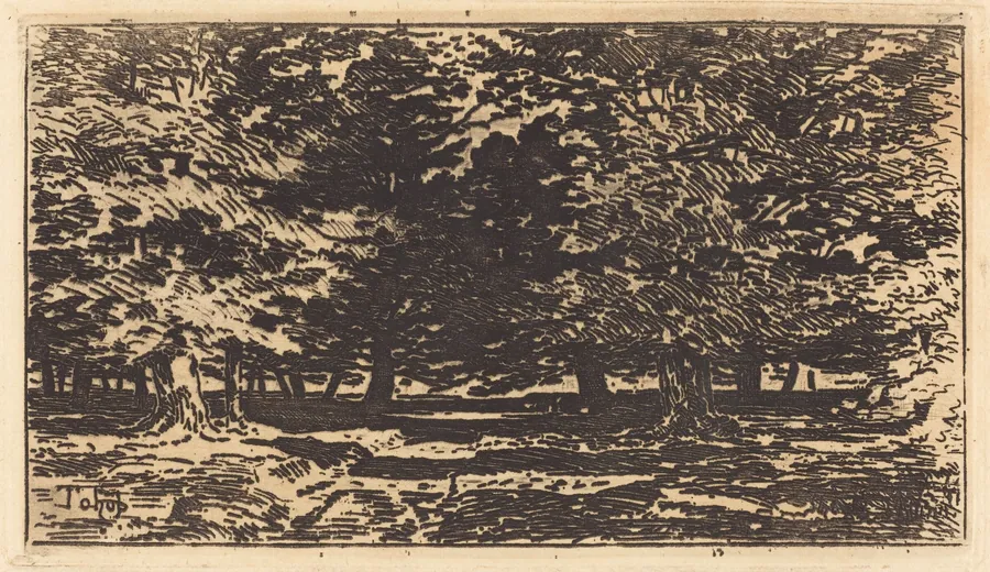 Forêt by Félix-Hilaire Buhot