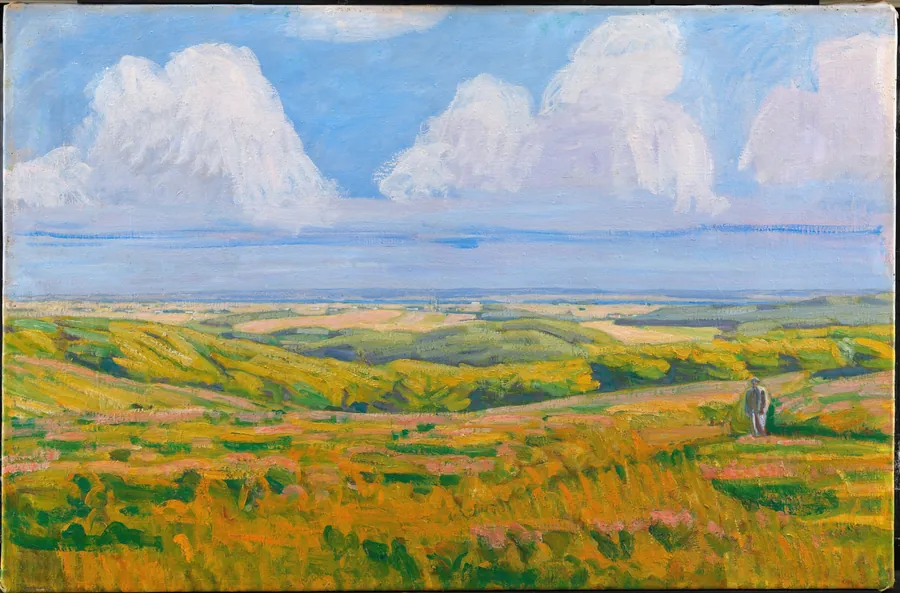 Korsdalen. Hammer Bakker by Niels Larsen Stevns