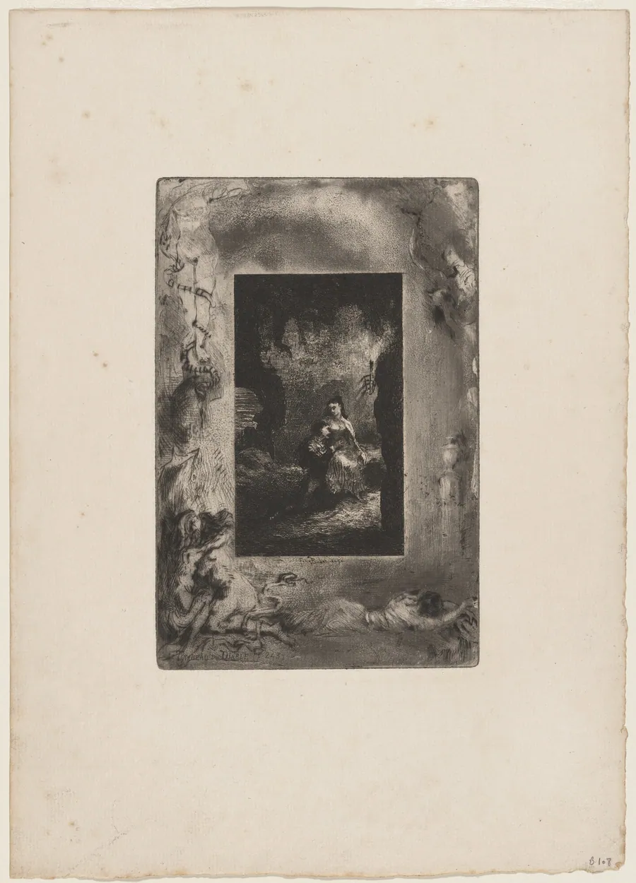 Le Tombeau du Diable by Félix-Hilaire Buhot