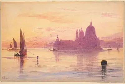Santa Maria della Salute, Venice, at Sunset