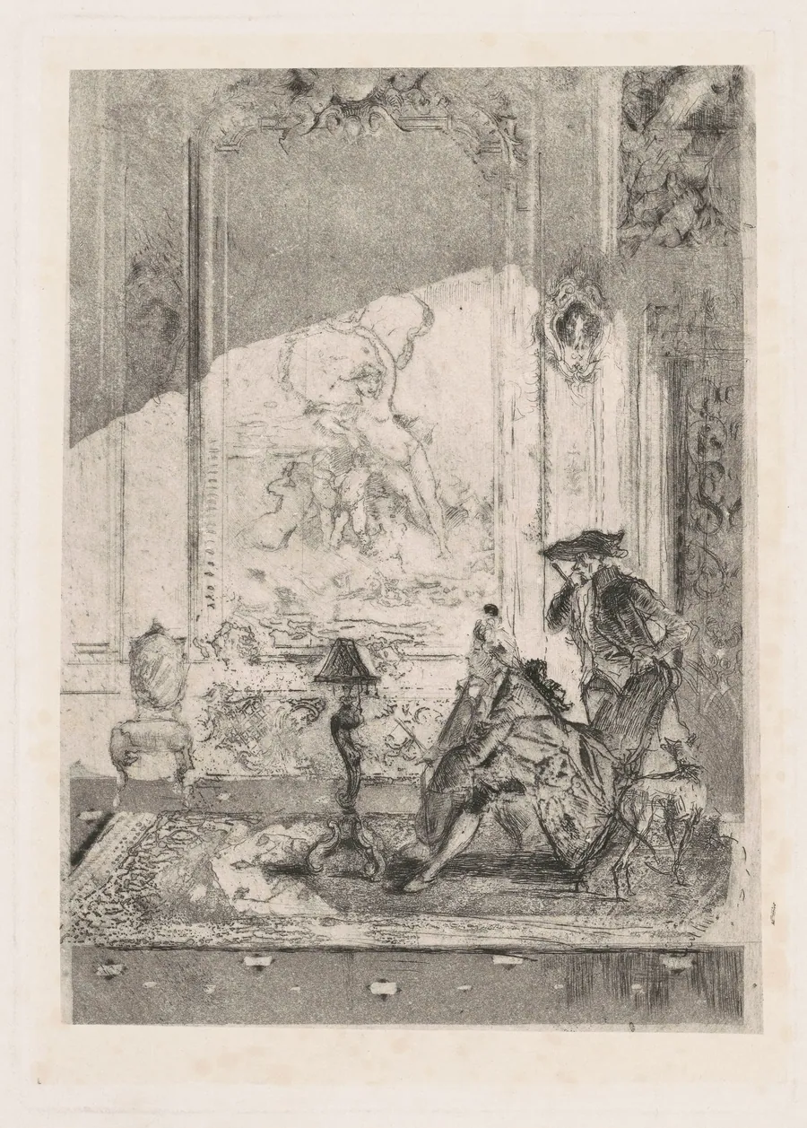 La lezione di violincello [The Violin Lesson] by Mosè Bianchi