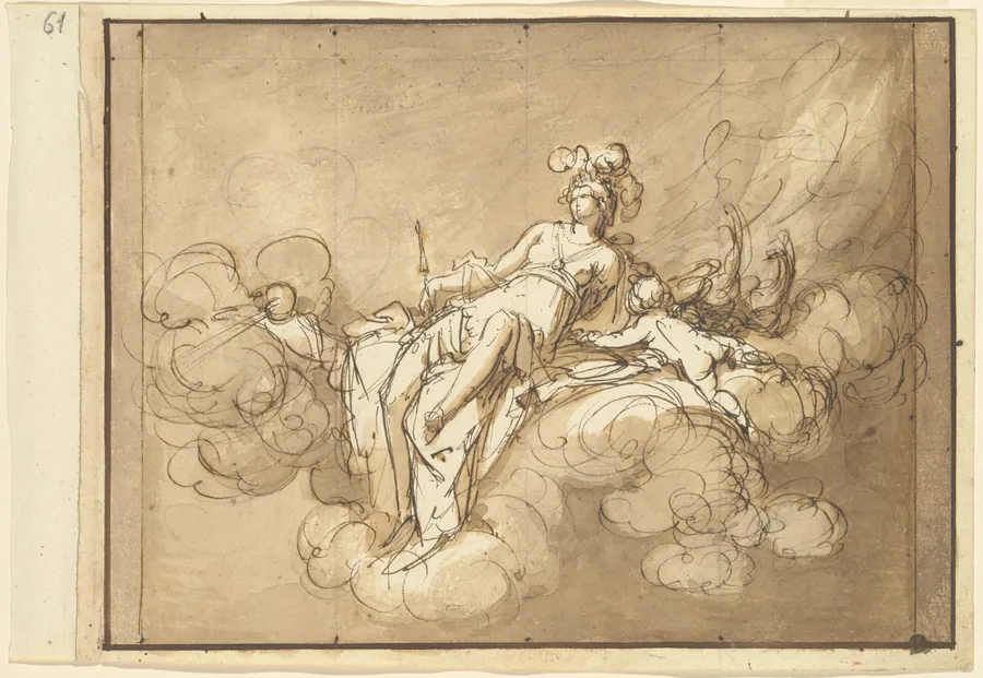 Juno Seated on the Clouds by Luigi Brenta