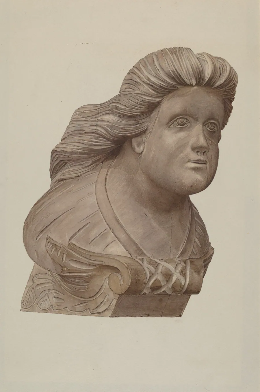 Small Figurehead by Karl J. Hentz