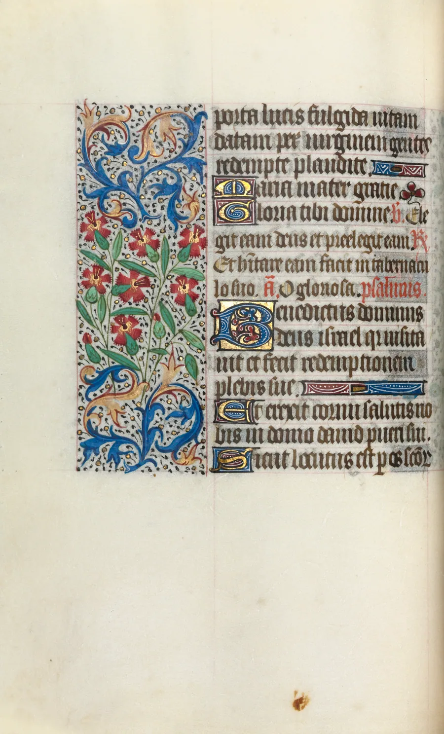 Book of Hours (Use of Rouen): fol. 47v by Master of the Geneva Latini