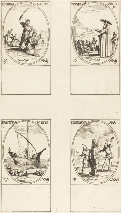 St. Dympna; St. Peregrinus; St. Restituta; St. Dioscorus