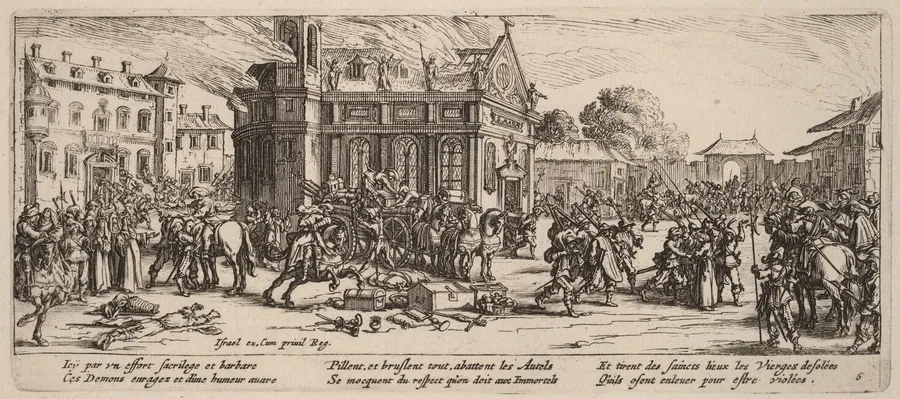 Destruction of a Convent by Gerrit van Schagen