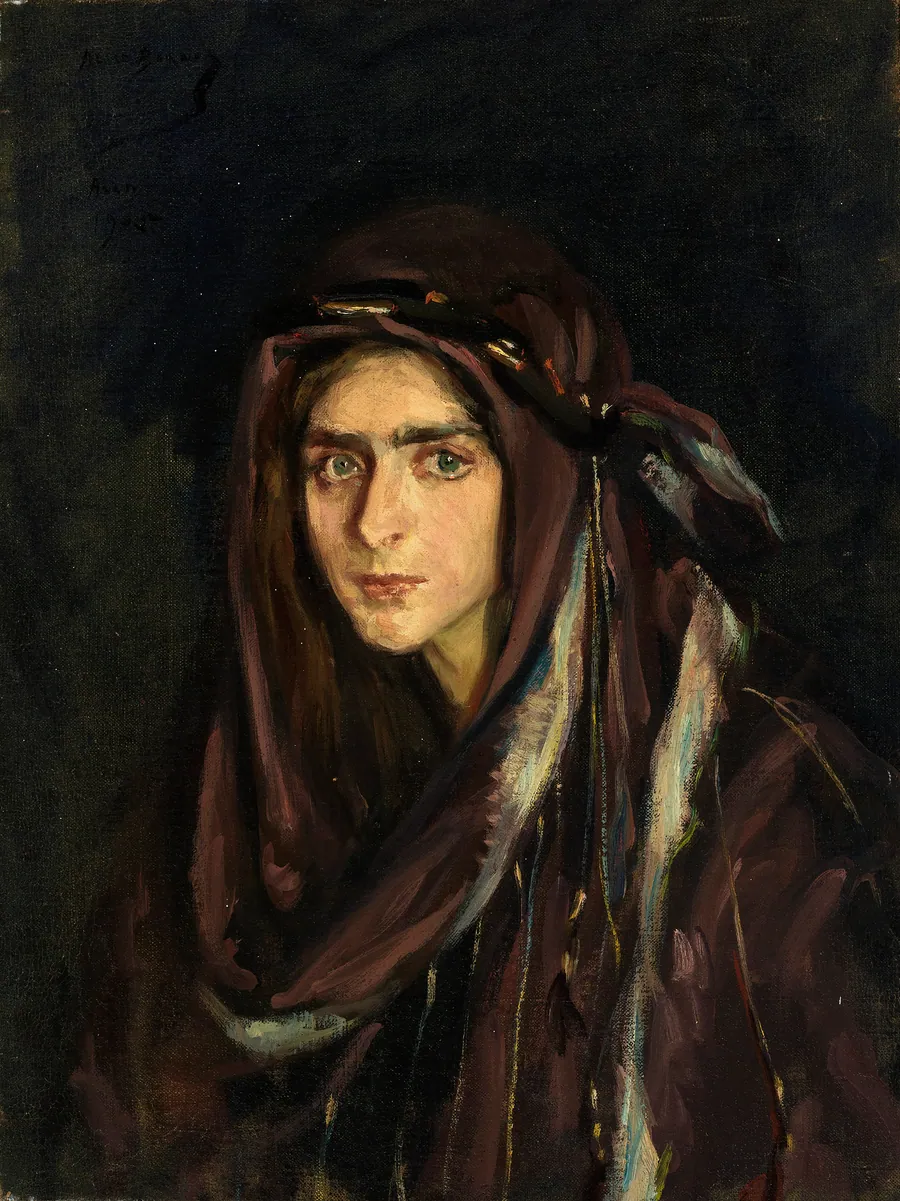 Laura in Arabian Costume by Alice Pike Barney, born Cincinnati, OH 1857-died Los Angeles, CA 1931