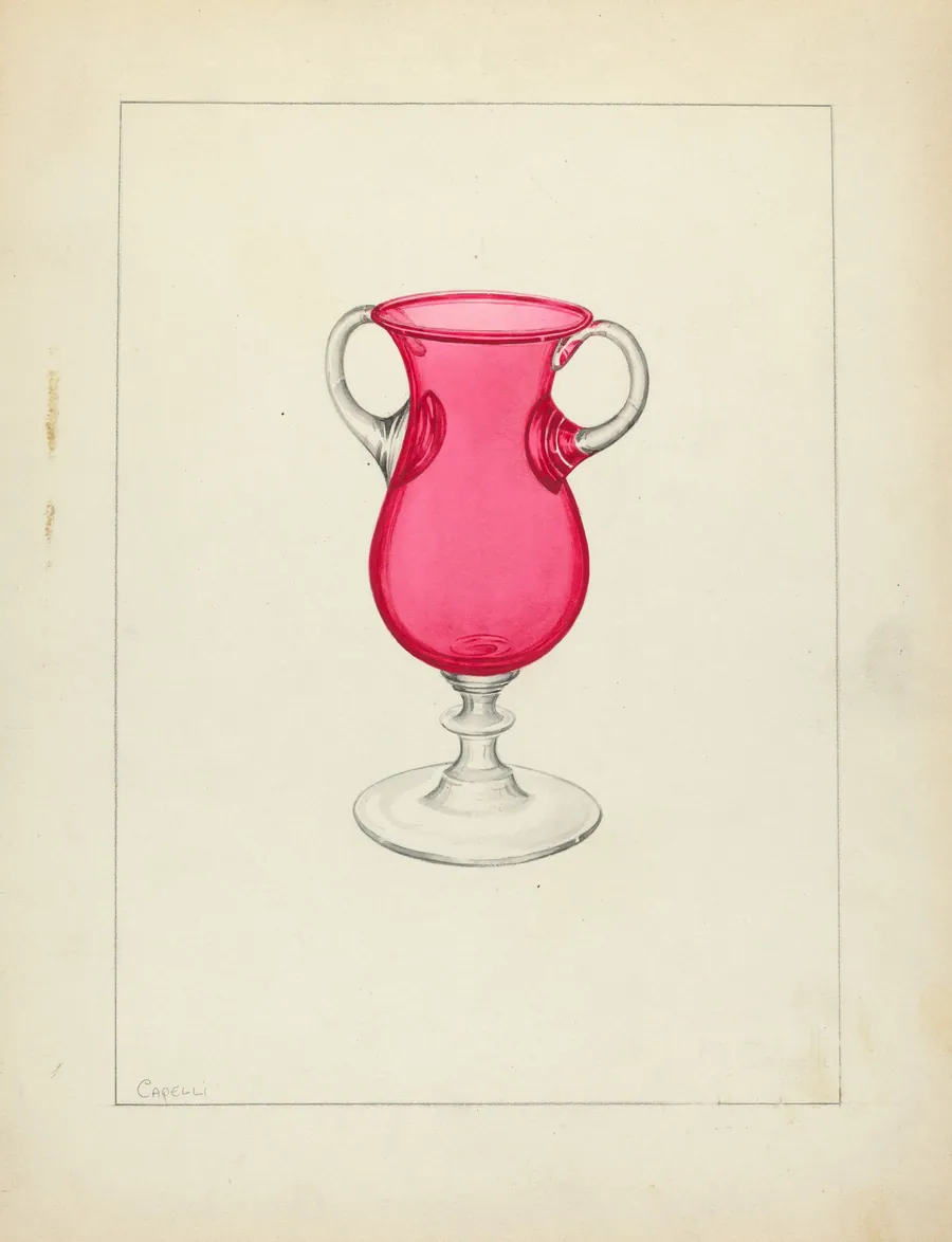 Vase by Giacinto Capelli