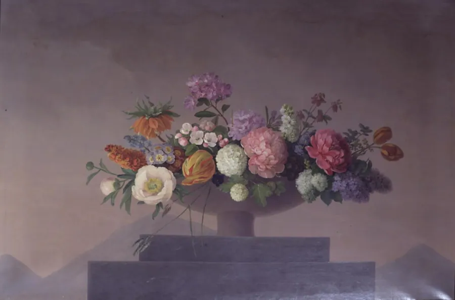 Blomster i en skål by J.L. Camradt