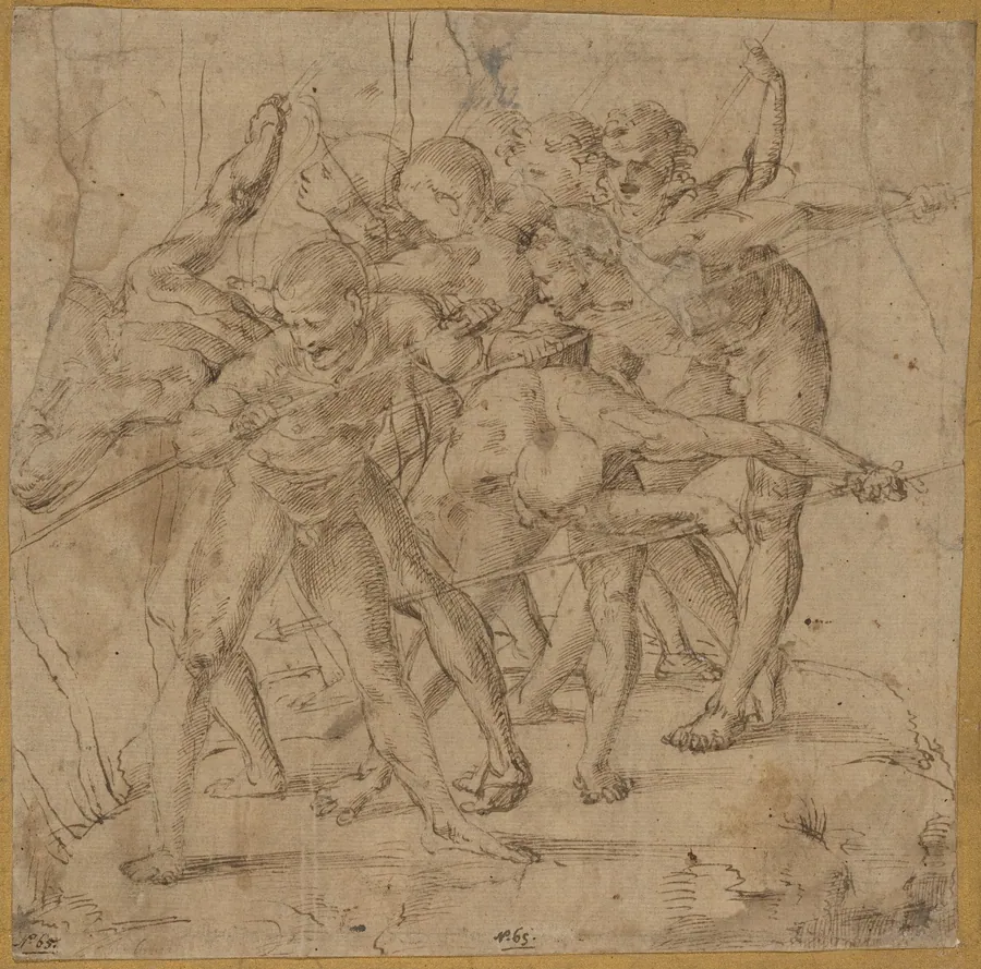 Battle Scene by Girolamo Genga