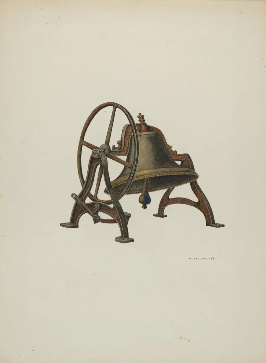 Elementary School Bell by William Kieckhofel