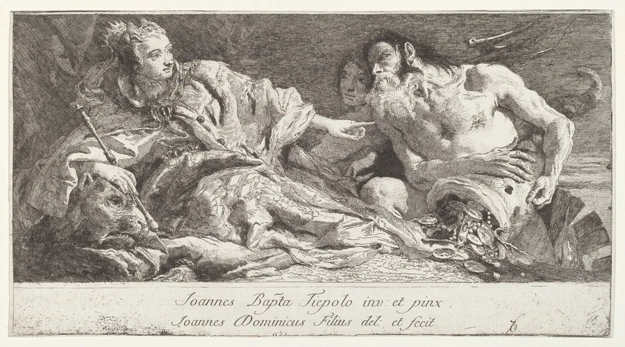Venice Receiving the Homage of Neptune by Giovanni Domenico Tiepolo