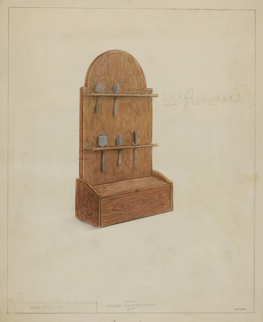 Utensil Holder by Franklin C. Moyan