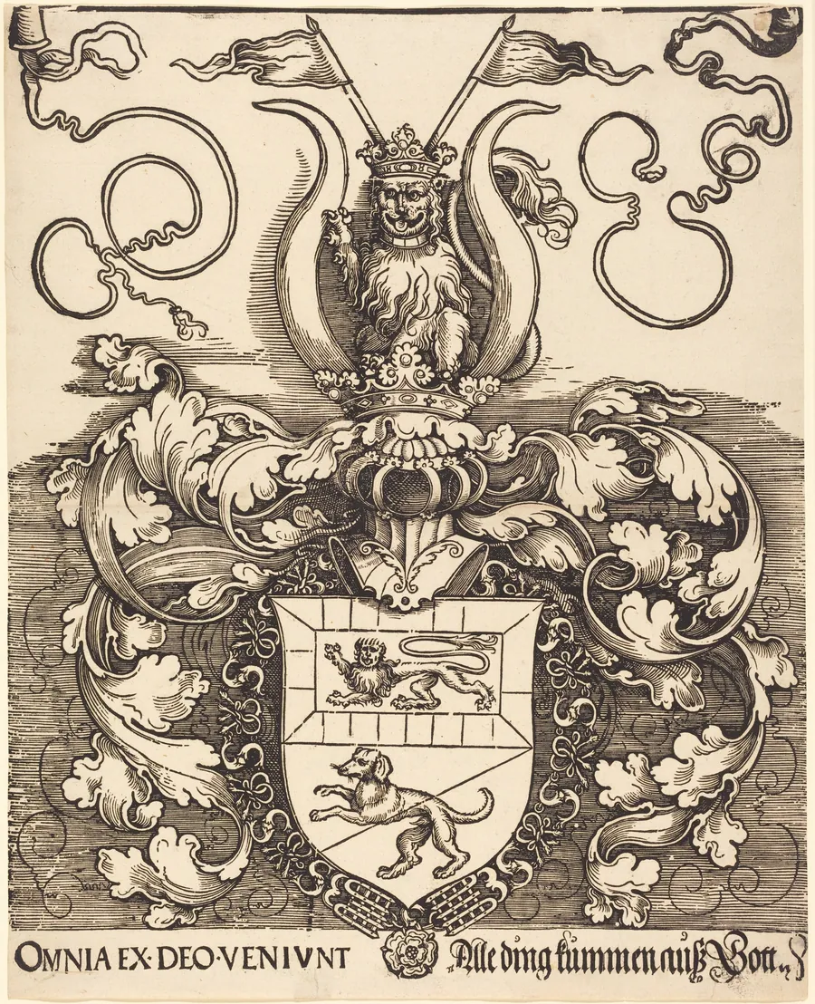 Coat of Arms of Lorenz Staiber by Albrecht Dürer