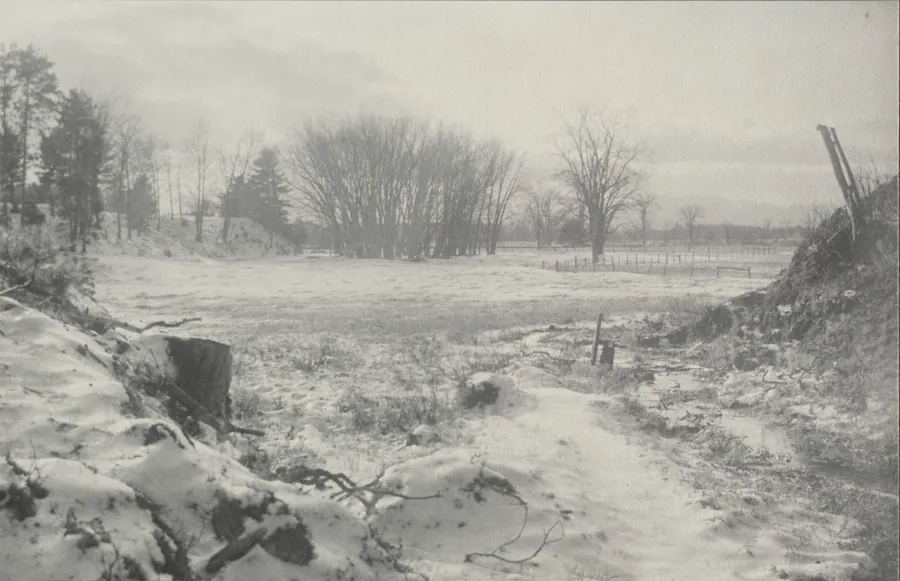 Untitled (Winter Landscape) by William B. Post
