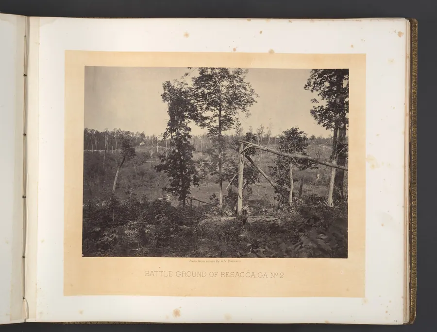 Battle Ground of Resacca, Georgia No. 2 by George N. Barnard