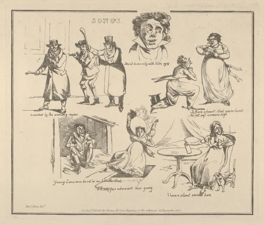 Songs: "Deserted by the waning moon..." by Henry Thomas Alken