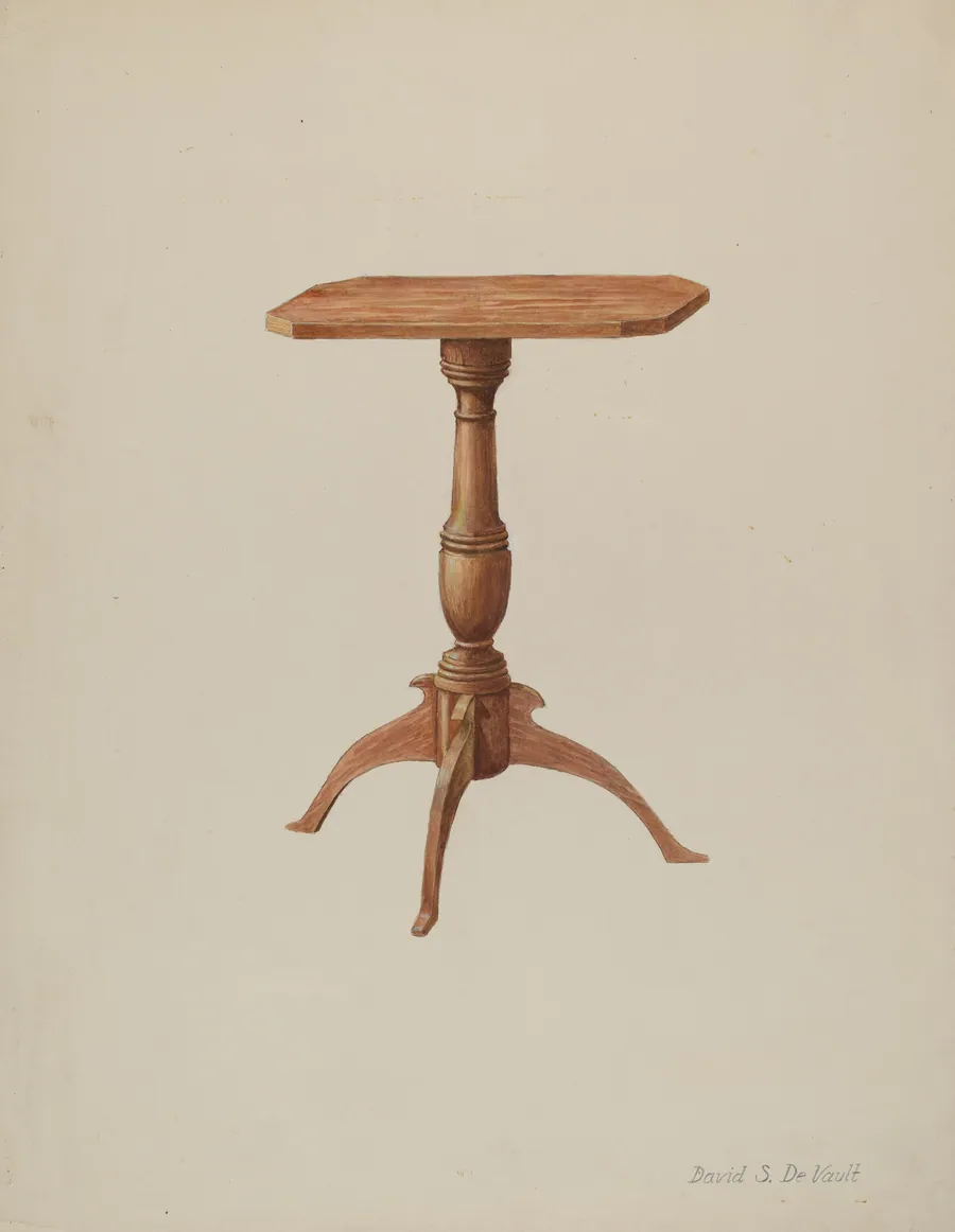 Candle Table by David S. De Vault