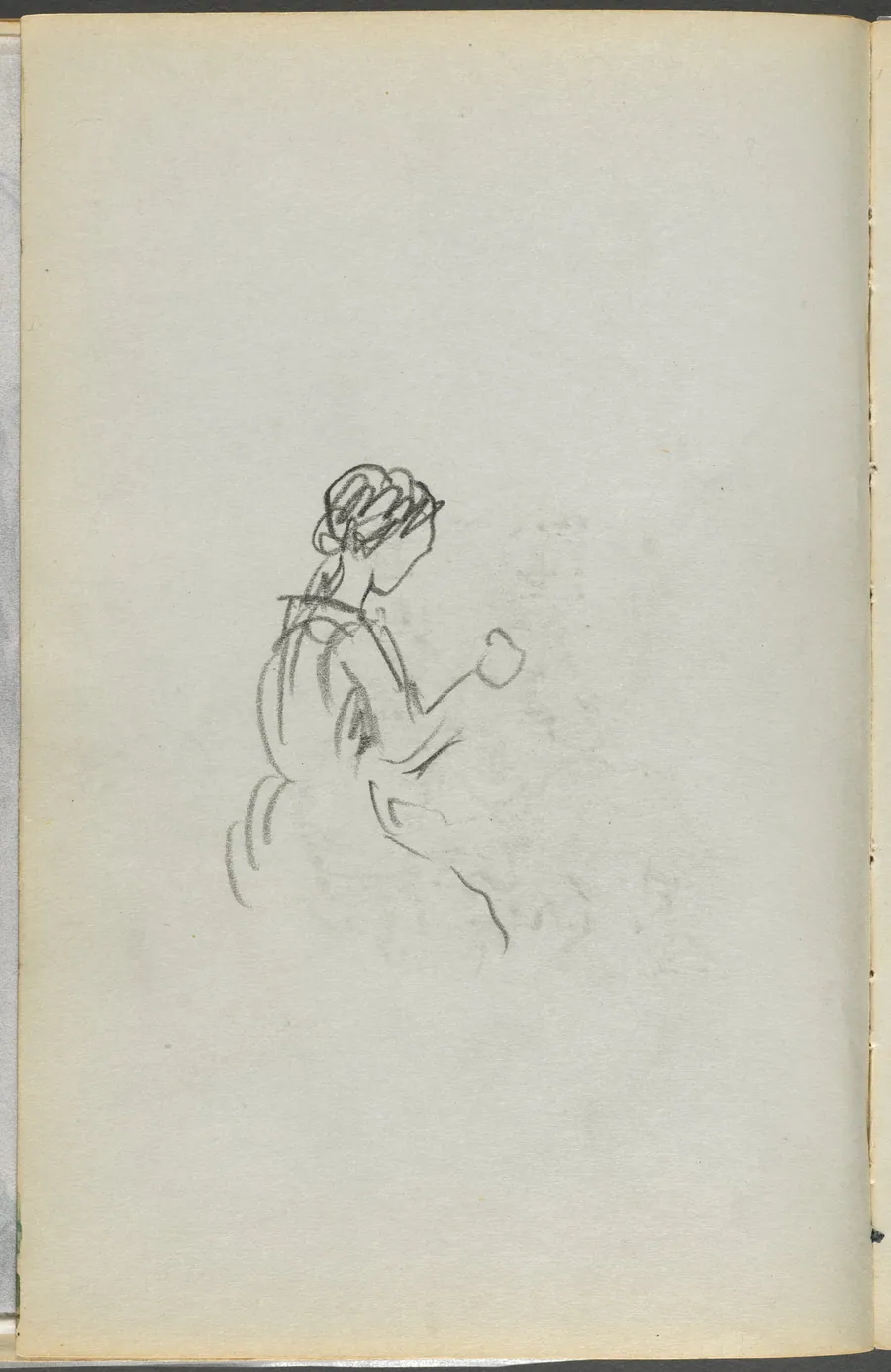 Sketchbook, The Dells, N° 127, page 118: Figure by Maurice Prendergast