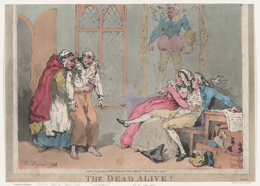 The Dead Alive! by Thomas Rowlandson
