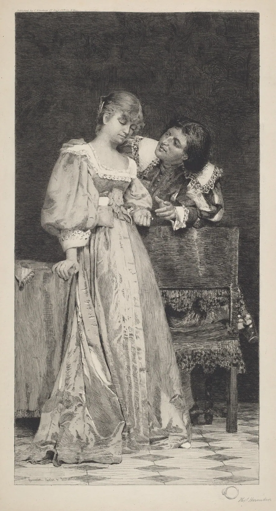 The Wedding Ring by Thomas Hovenden