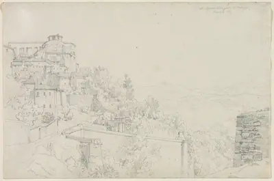 Saint Agostino from Bulagajo, Perugia (San Agostino dalla parte del Bulagajo, Perugia)