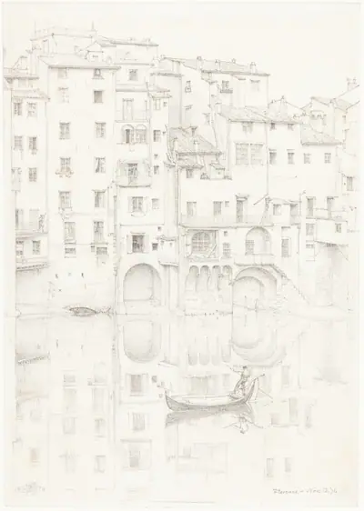 A View of the Arno, Florence