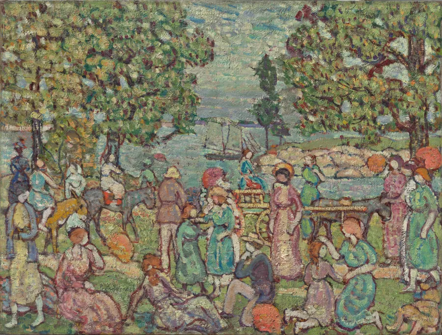 On the Beach, No. 3 by Maurice Prendergast