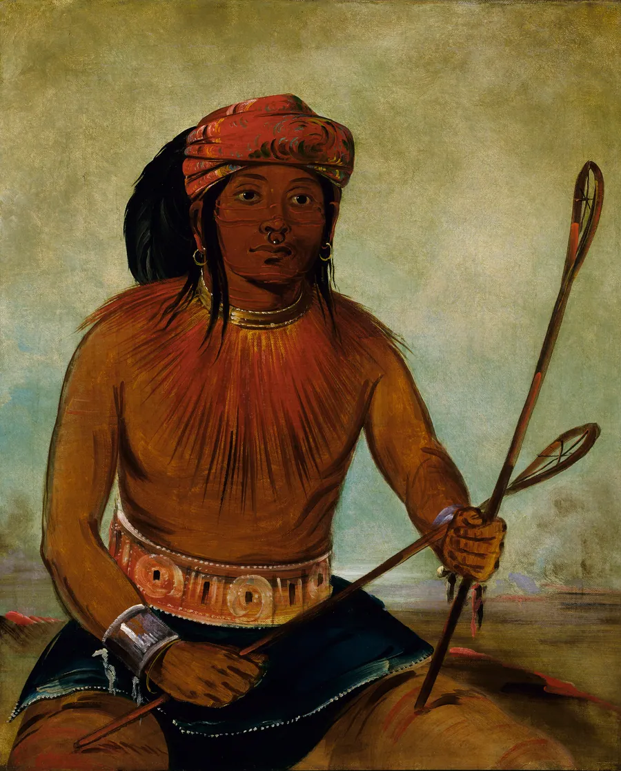 Tul-lock-chísh-ko, Drinks the Juice of the Stone by George Catlin, born Wilkes-Barre, PA 1796-died Jersey City, NJ 1872