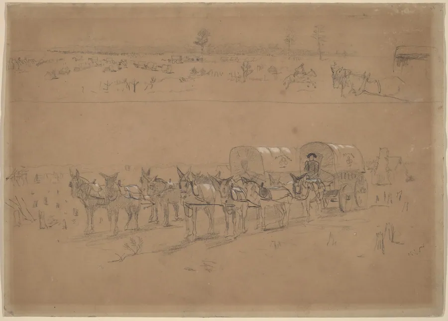 Supply Train by Winslow Homer
