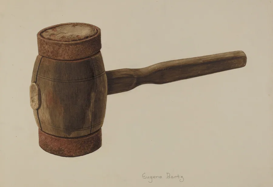 Chalking Mallet by Eugene Bartz
