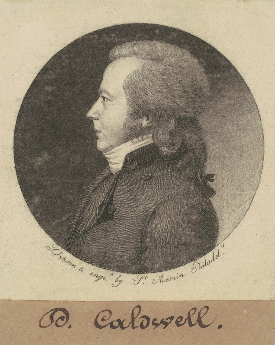 David Caldwell by Charles B. J. Févret de Saint-Mémin